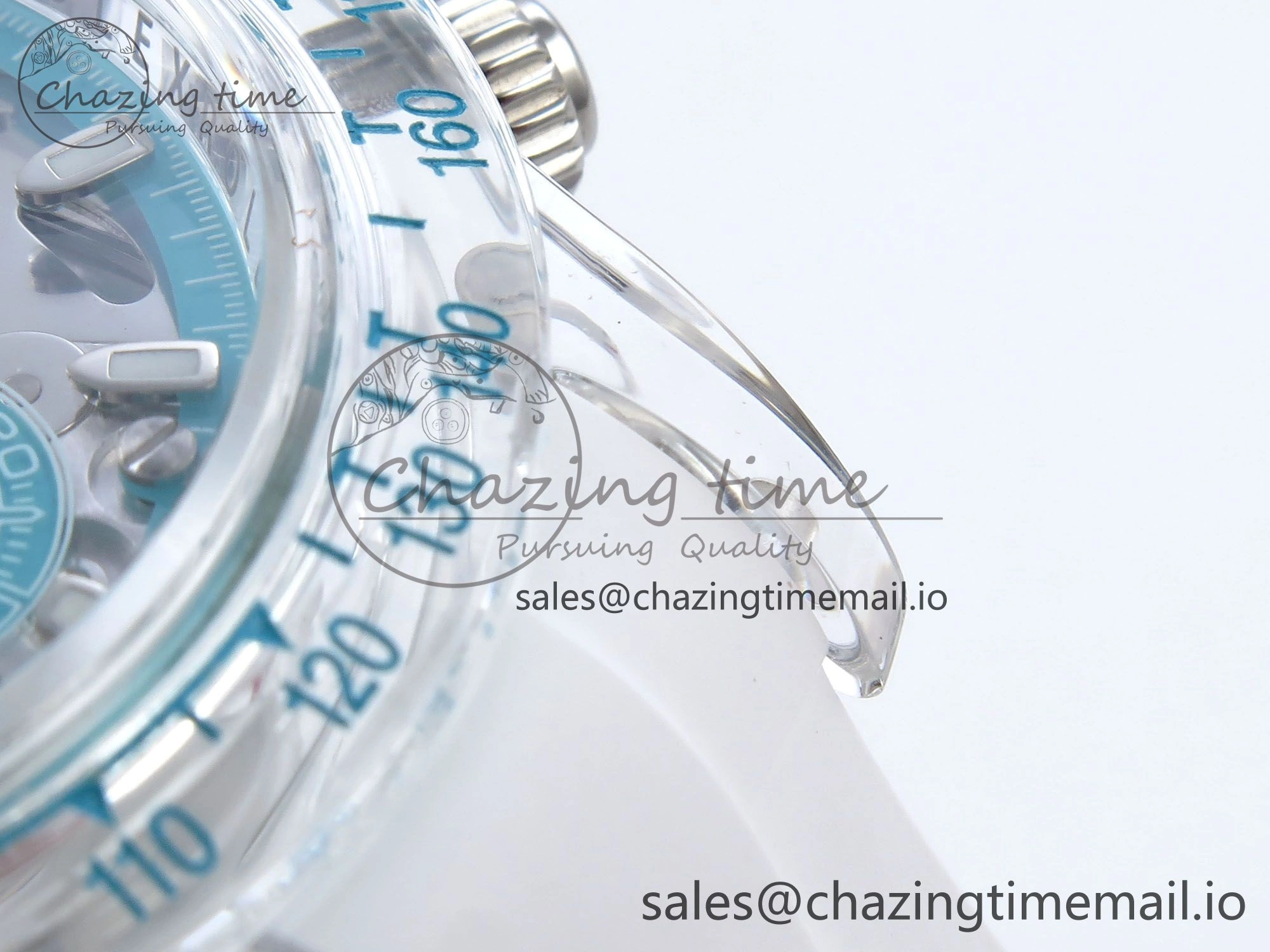 Daytona AET Remould N6F 1:1 Best Edition Blue Dial on Rubber Strap SA4130