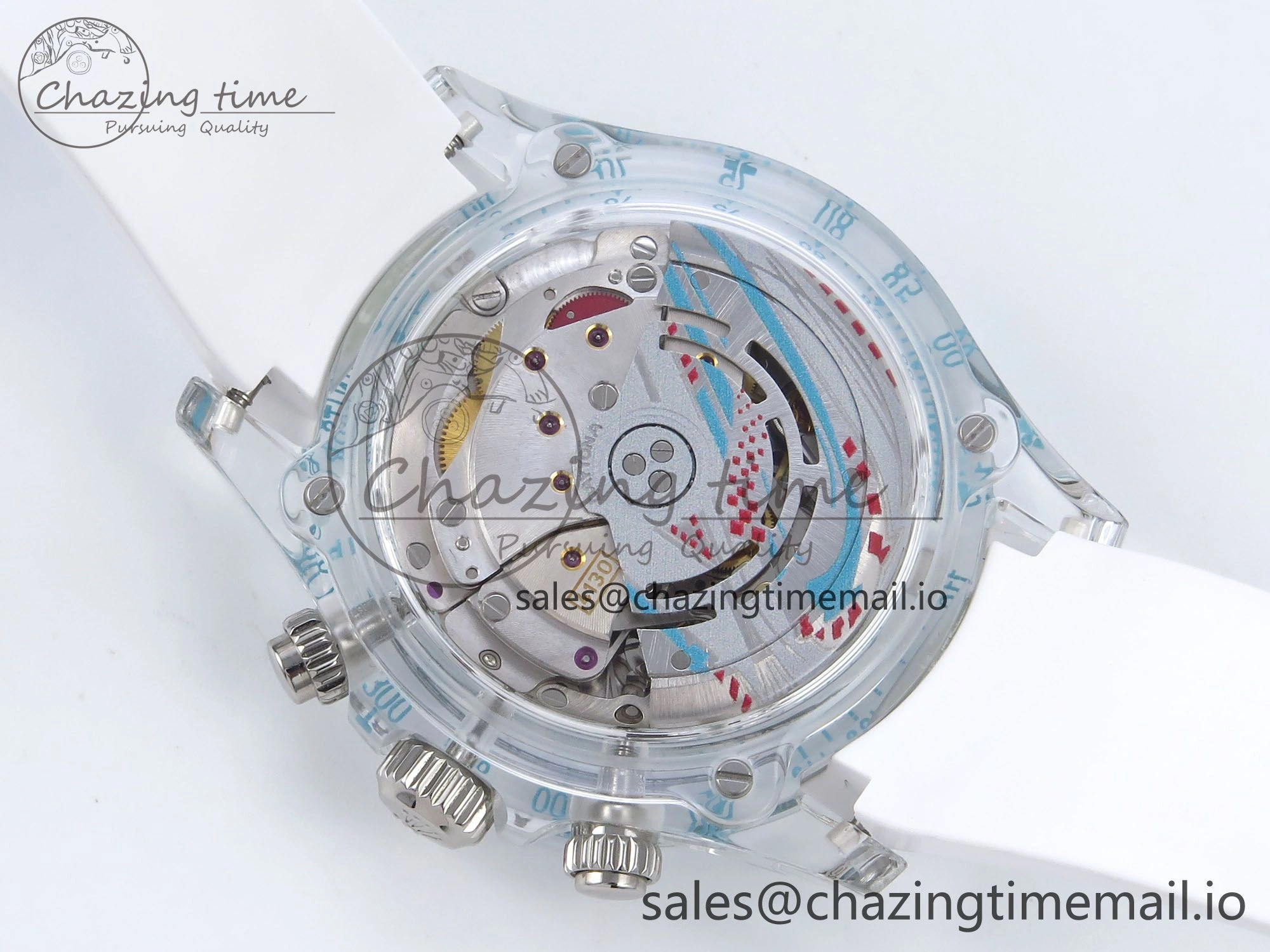Daytona AET Remould N6F 1:1 Best Edition Blue Dial on Rubber Strap SA4130