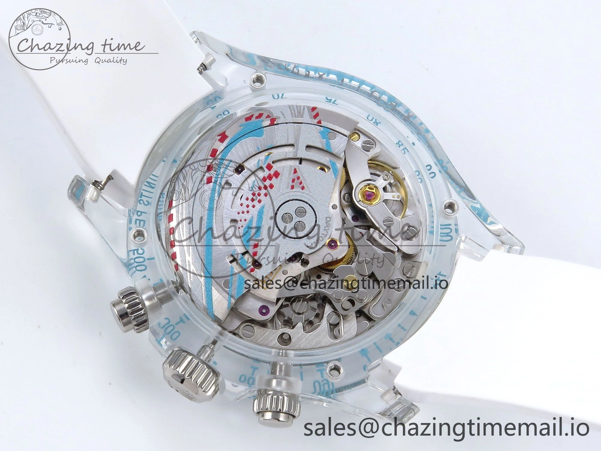 Daytona AET Remould N6F 1:1 Best Edition Blue Dial on Rubber Strap SA4130