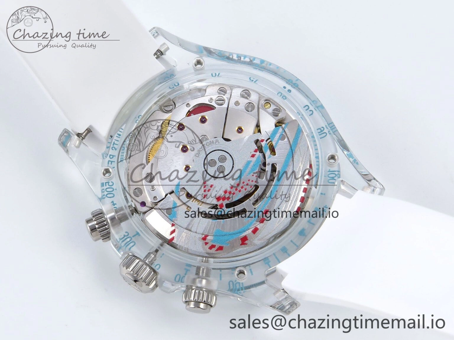 Daytona AET Remould N6F 1:1 Best Edition Blue Dial on Rubber Strap SA4130