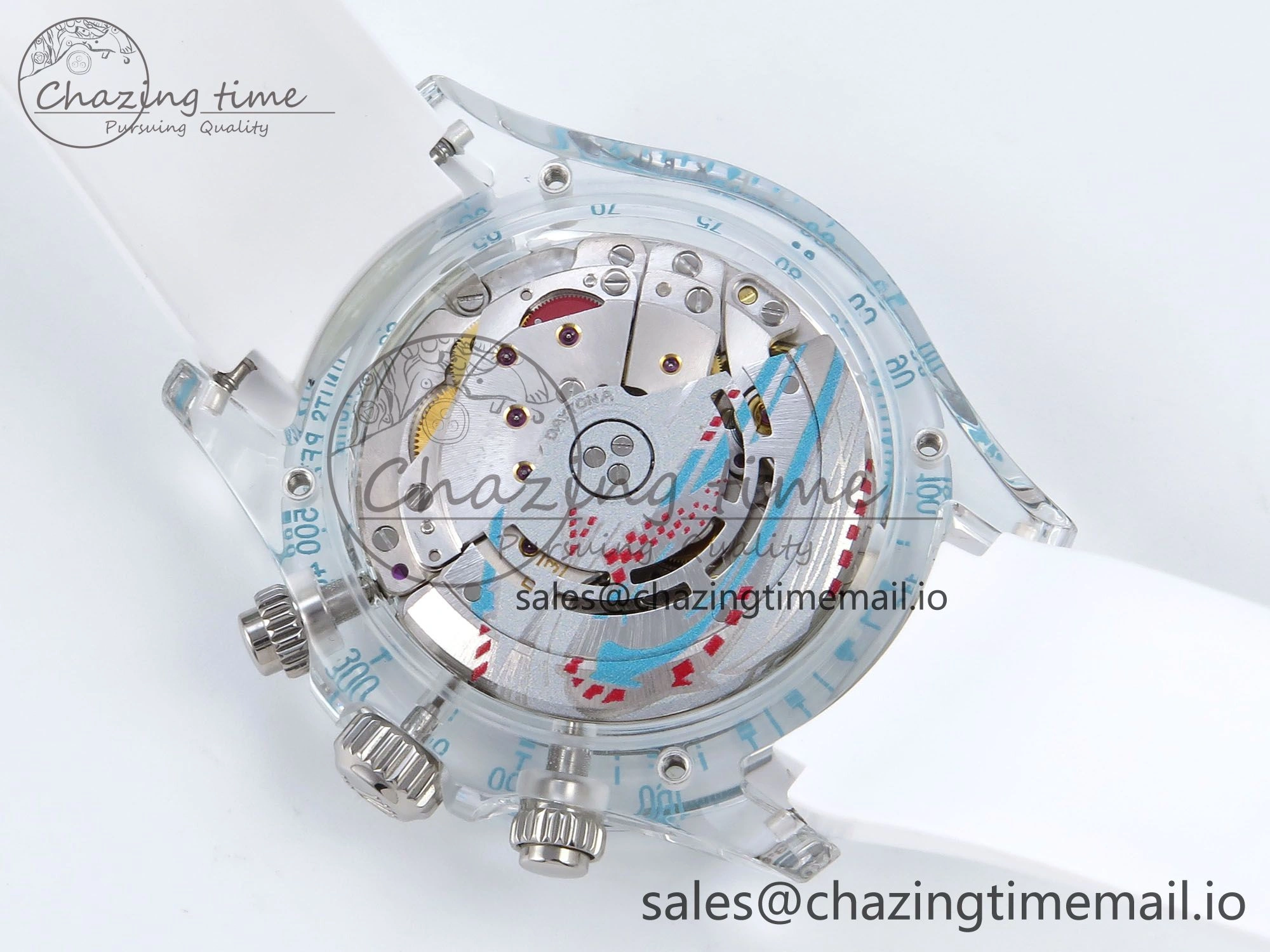 Daytona AET Remould N6F 1:1 Best Edition Blue Dial on Rubber Strap SA4130