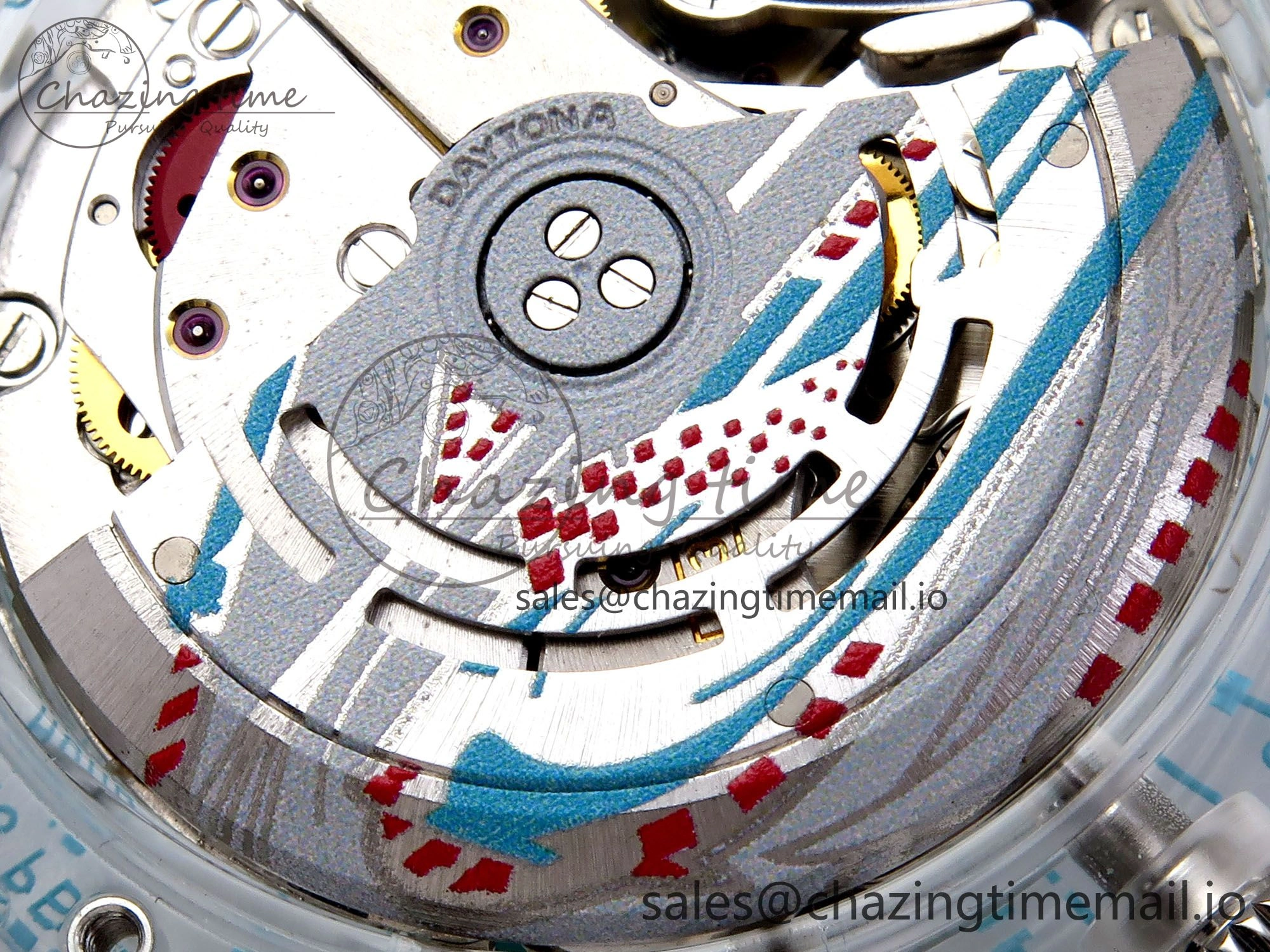 Daytona AET Remould N6F 1:1 Best Edition Blue Dial on Rubber Strap SA4130