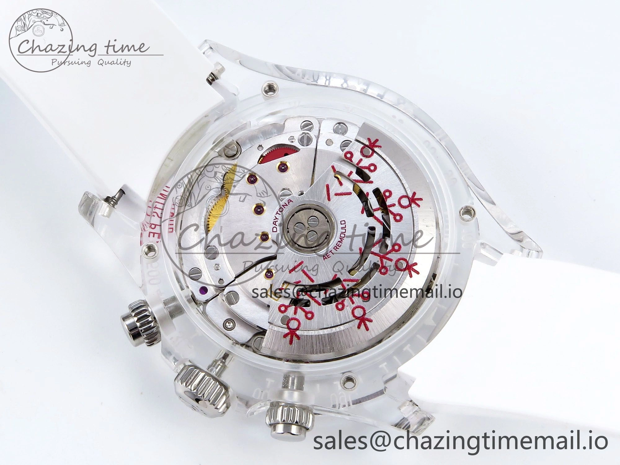 Daytona AET Remould N6F 1:1 Best Edition Graphic Dial on Rubber Strap SA4130