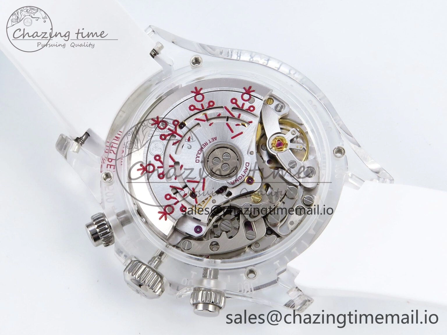 Daytona AET Remould N6F 1:1 Best Edition Graphic Dial on Rubber Strap SA4130
