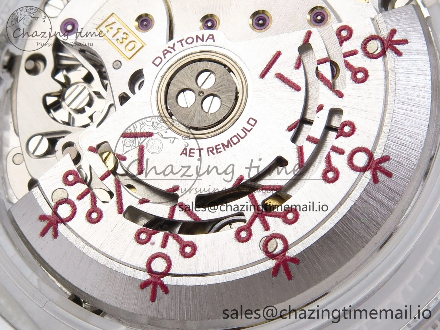Daytona AET Remould N6F 1:1 Best Edition Graphic Dial on Rubber Strap SA4130