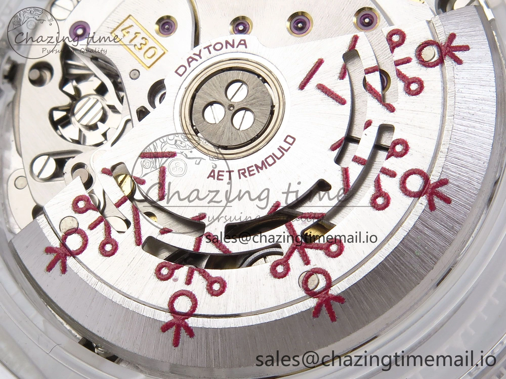 Daytona AET Remould N6F 1:1 Best Edition Graphic Dial on Rubber Strap SA4130