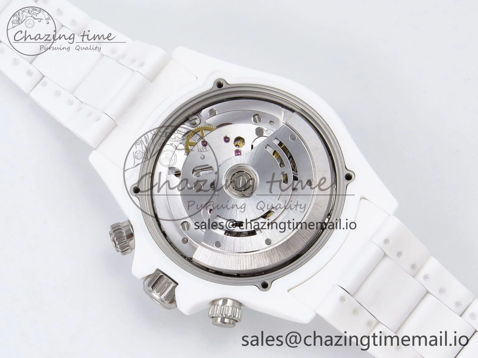 Daytona AET White Ceramic Case and Bracelet Tiffany Blue Dial N6F Best Edition SA4130