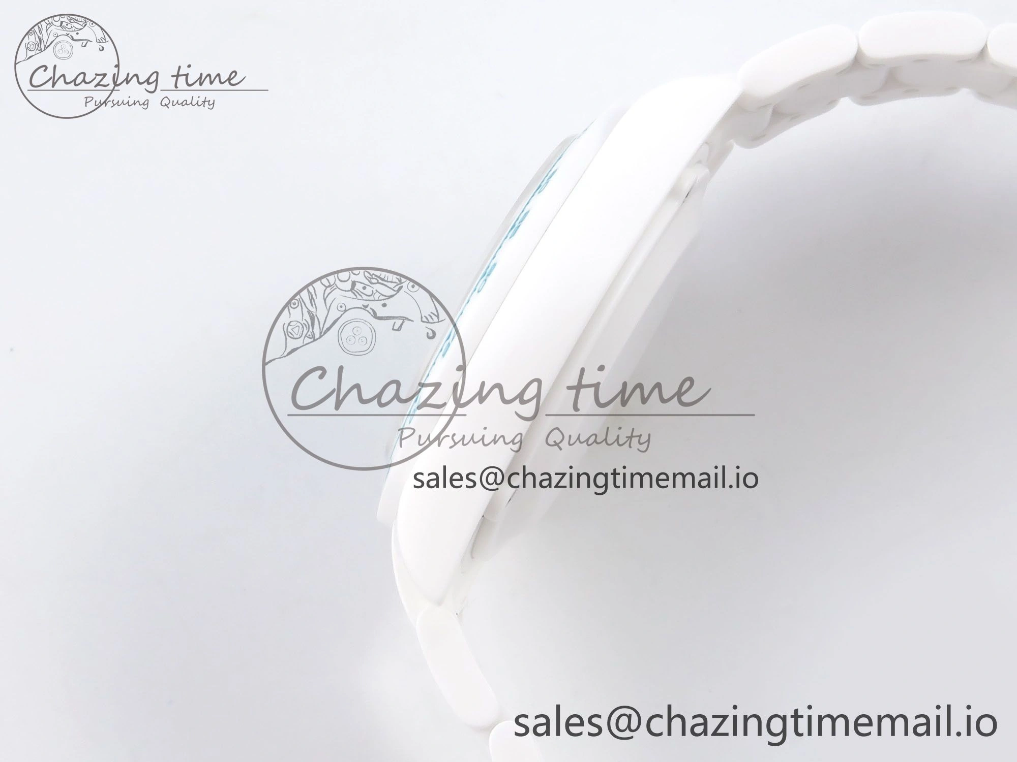 Daytona AET White Ceramic Case and Bracelet Tiffany Blue Dial N6F Best Edition SA4130