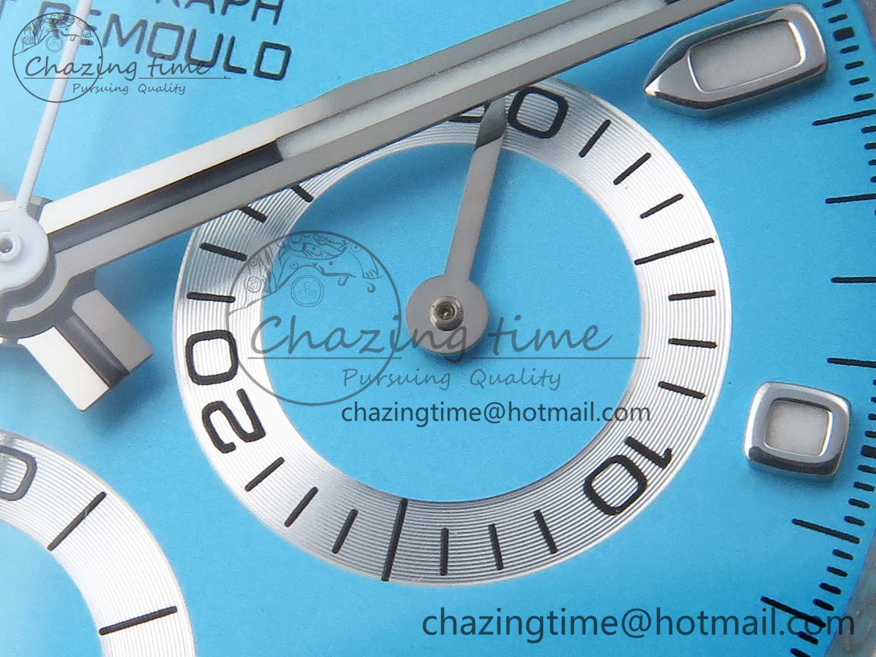Daytona AET White Ceramic Case and Bracelet Tiffany Blue Dial SA4130 V2