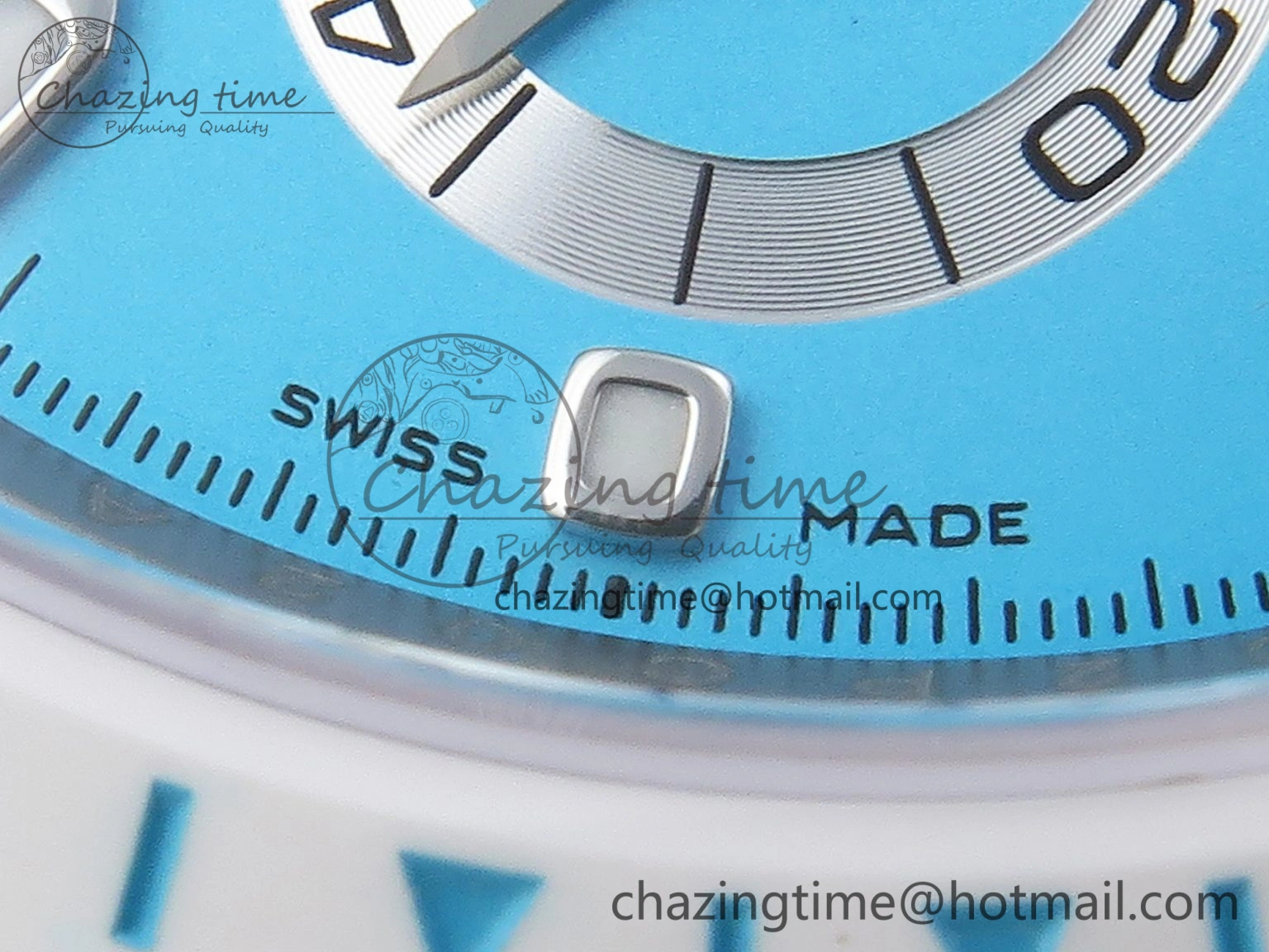 Daytona AET White Ceramic Case and Bracelet Tiffany Blue Dial SA4130 V2