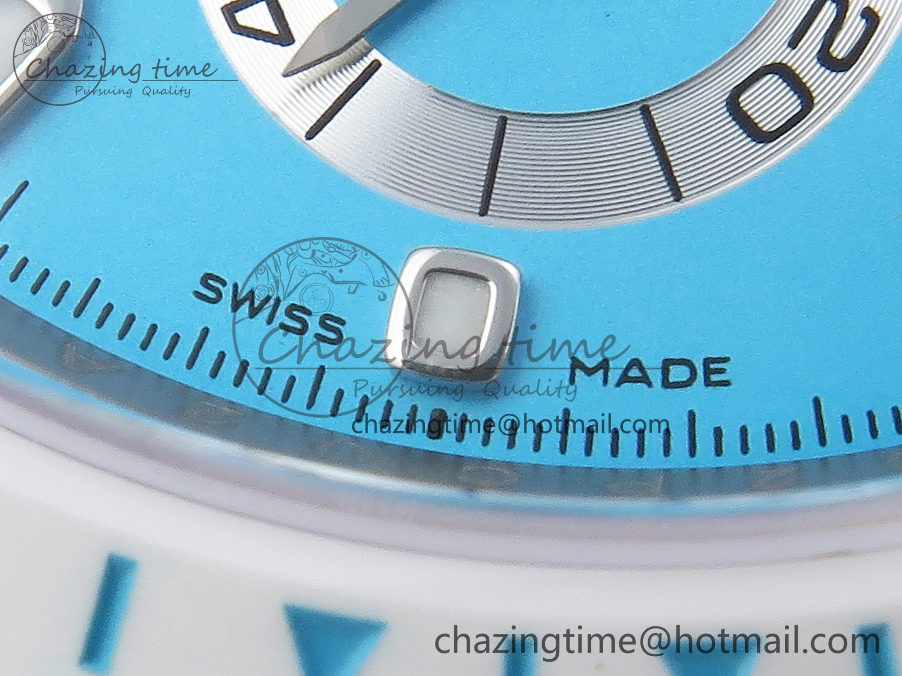 Daytona AET White Ceramic Case and Bracelet Tiffany Blue Dial SA4130 V2