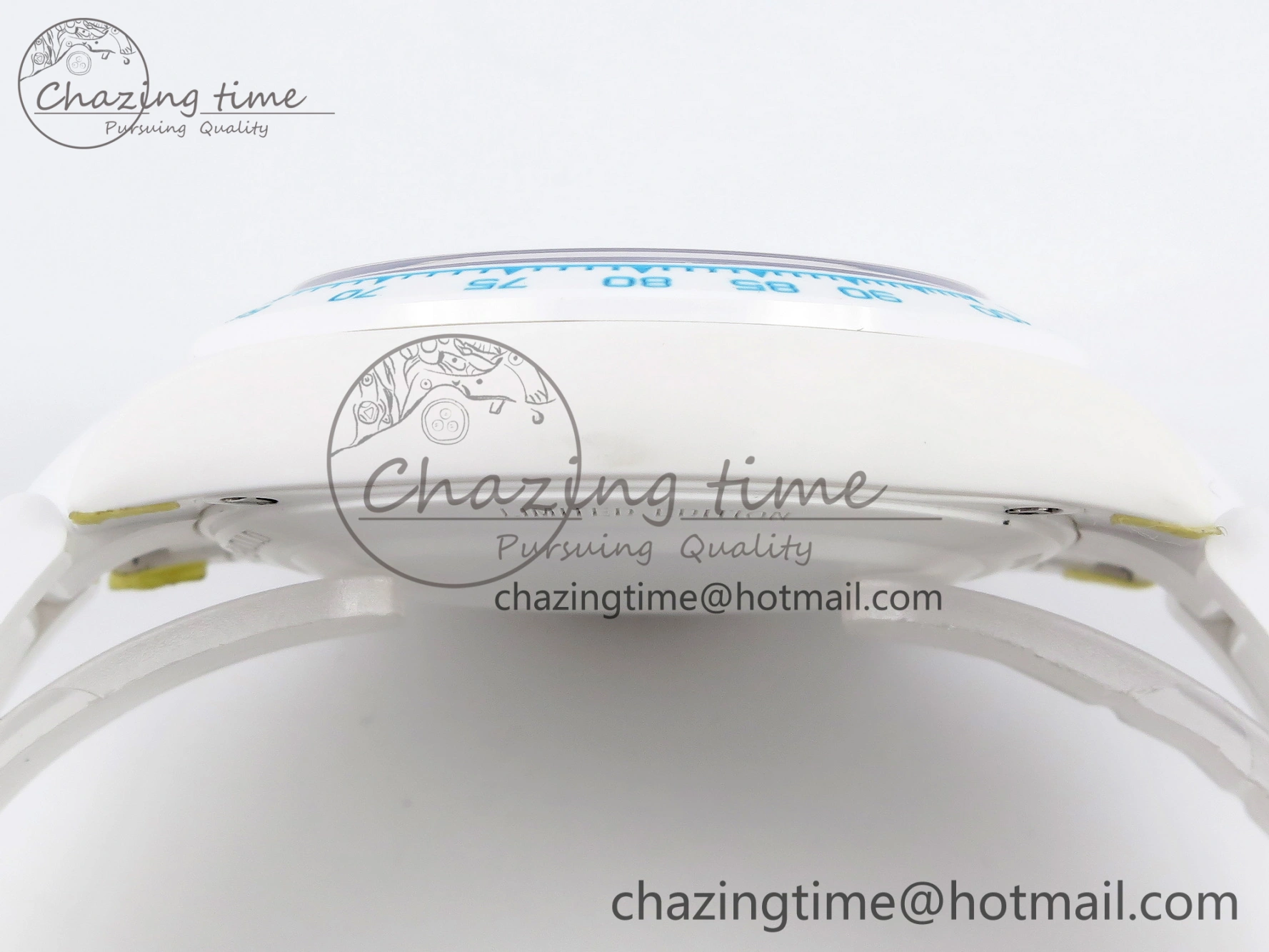 Daytona AET White Ceramic Case and Bracelet Tiffany Blue Dial SA4130 V2