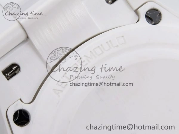 Daytona AET White Solid Ceramic Case and Bracelet Avocado Green Dial ZF 1:1 Best Edition SH4130