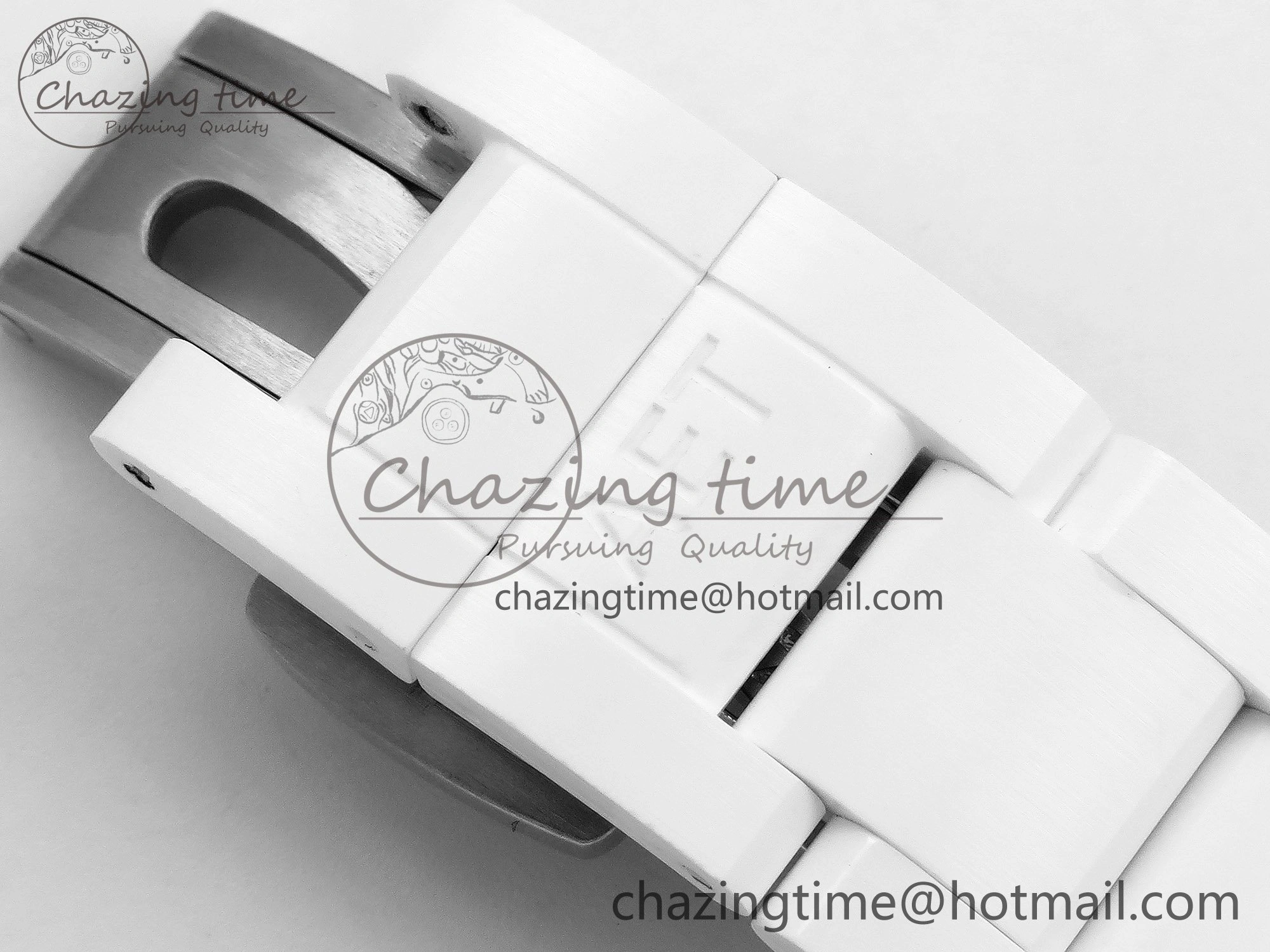 Daytona AET White Solid Ceramic Case and Bracelet Tiffany Blue Dial ZF 1:1 Best Edition SH4130