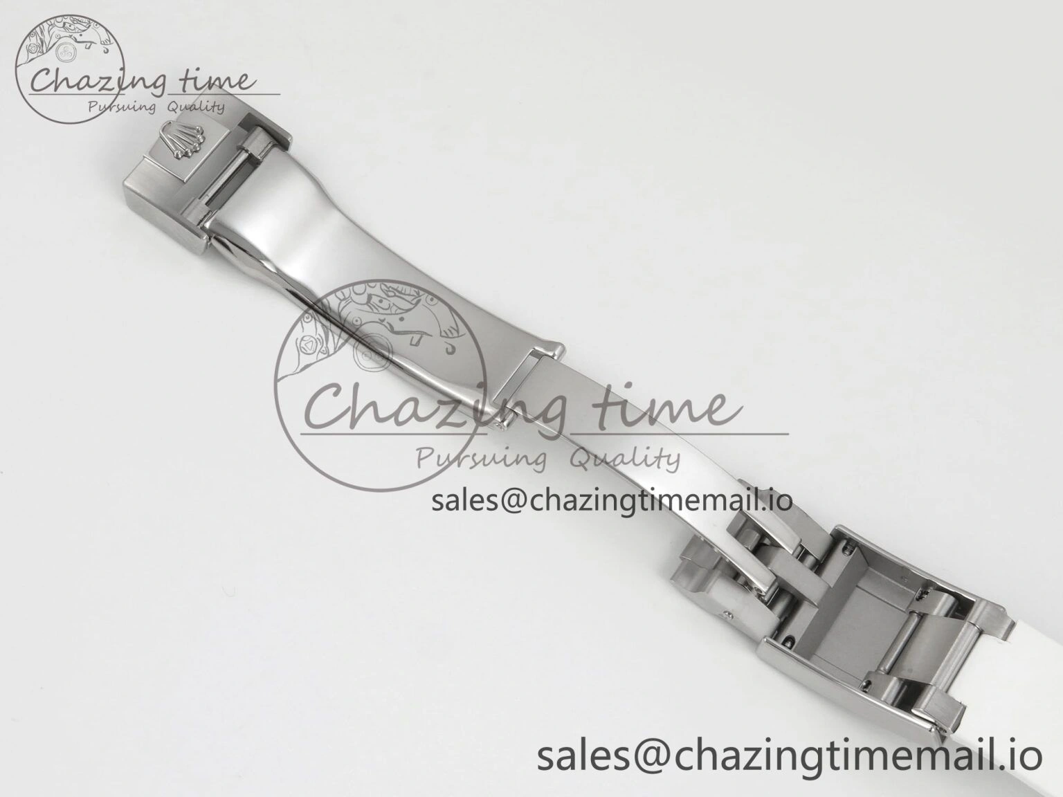 Daytona Aet Remould Transparent SONIC Best Edition Skeleton Dial on White Rubber Strap SA4130