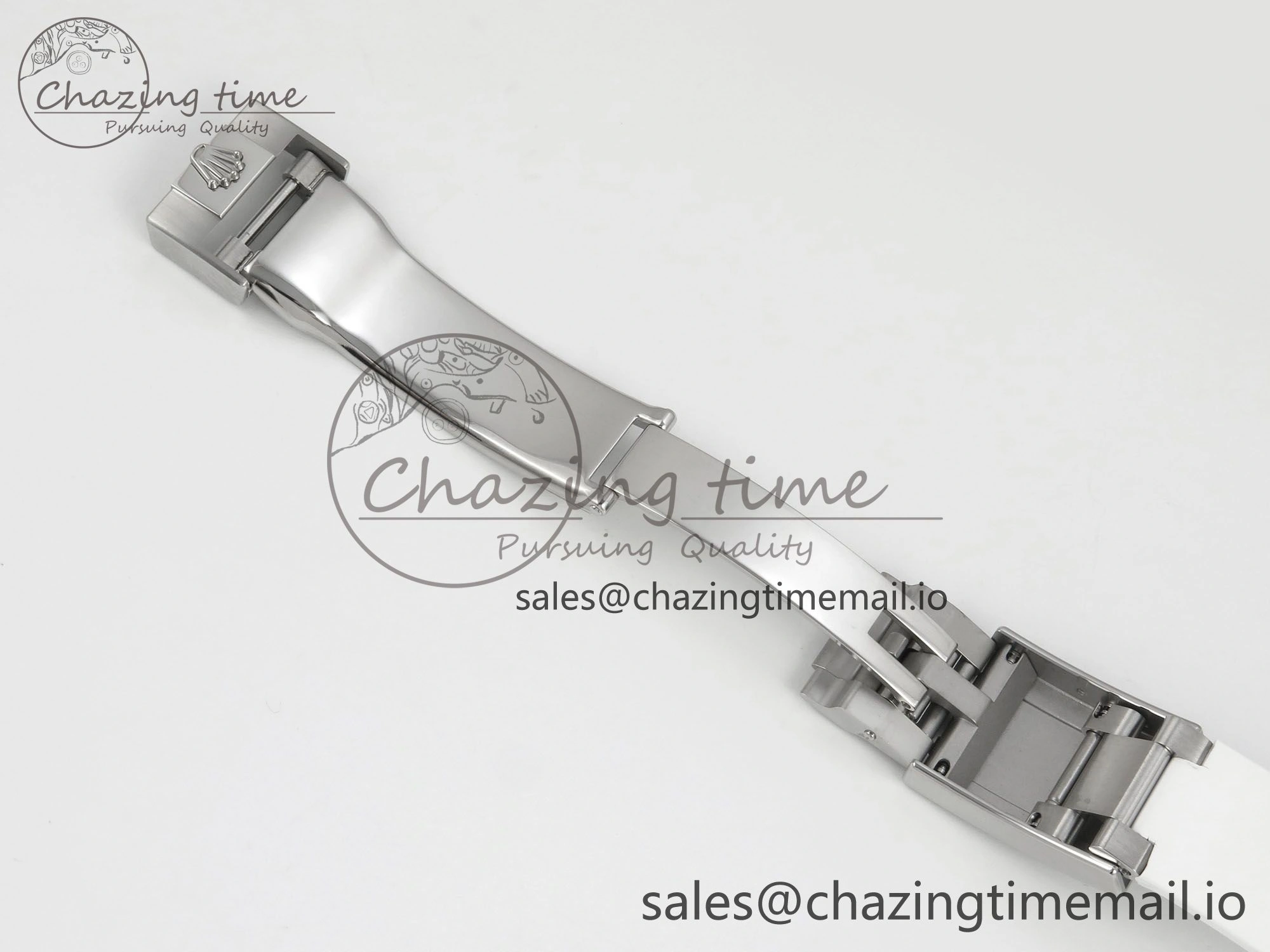 Daytona Aet Remould Transparent SONIC Best Edition Skeleton Dial on White Rubber Strap SA4130