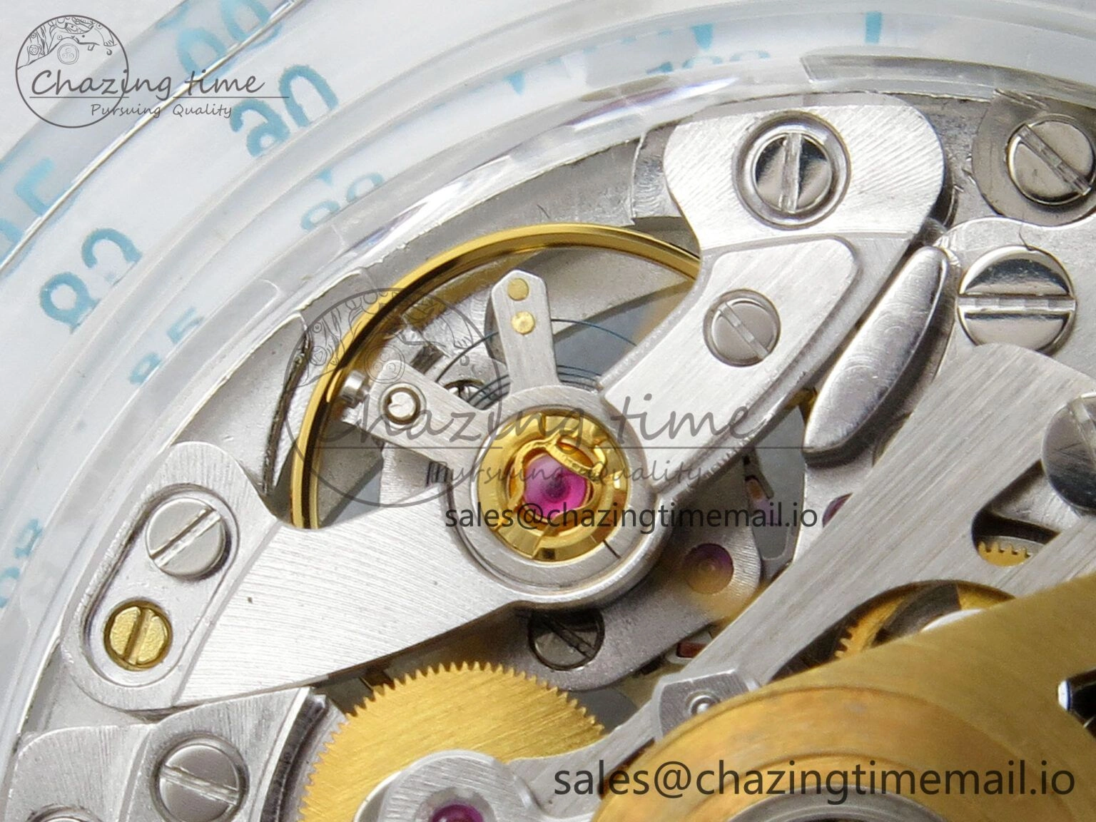 Daytona Aet Remould Transparent SONIC Best Edition Skeleton Dial on White Rubber Strap SA4130