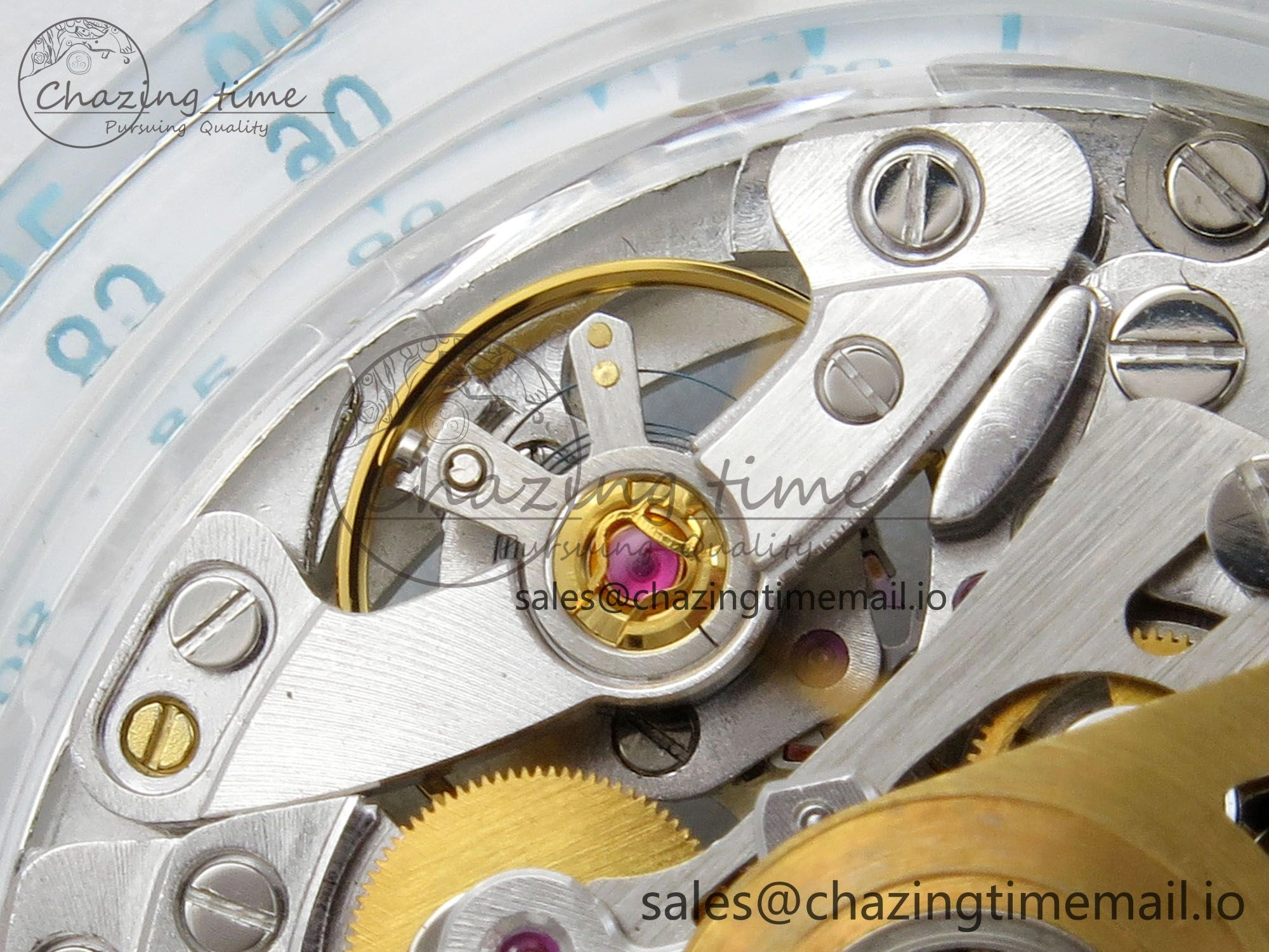 Daytona Aet Remould Transparent SONIC Best Edition Skeleton Dial on White Rubber Strap SA4130
