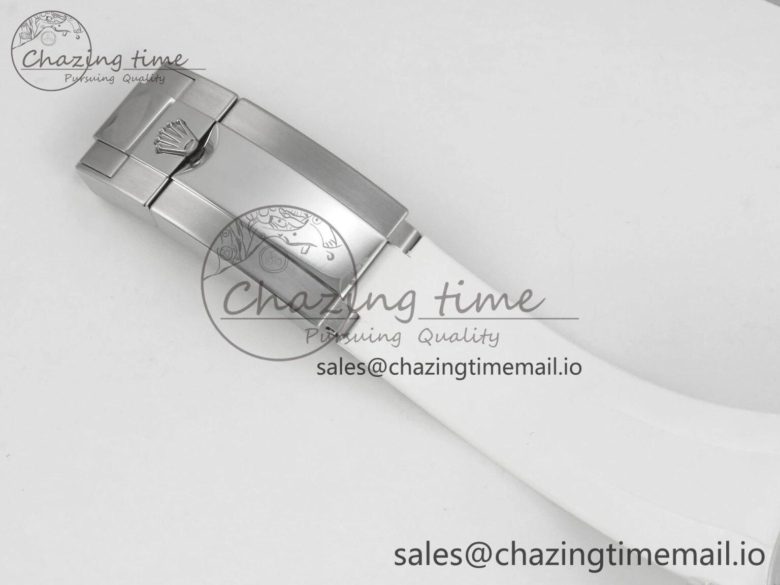Daytona Aet Remould Transparent SONIC Best Edition Skeleton Dial on White Rubber Strap SA4130