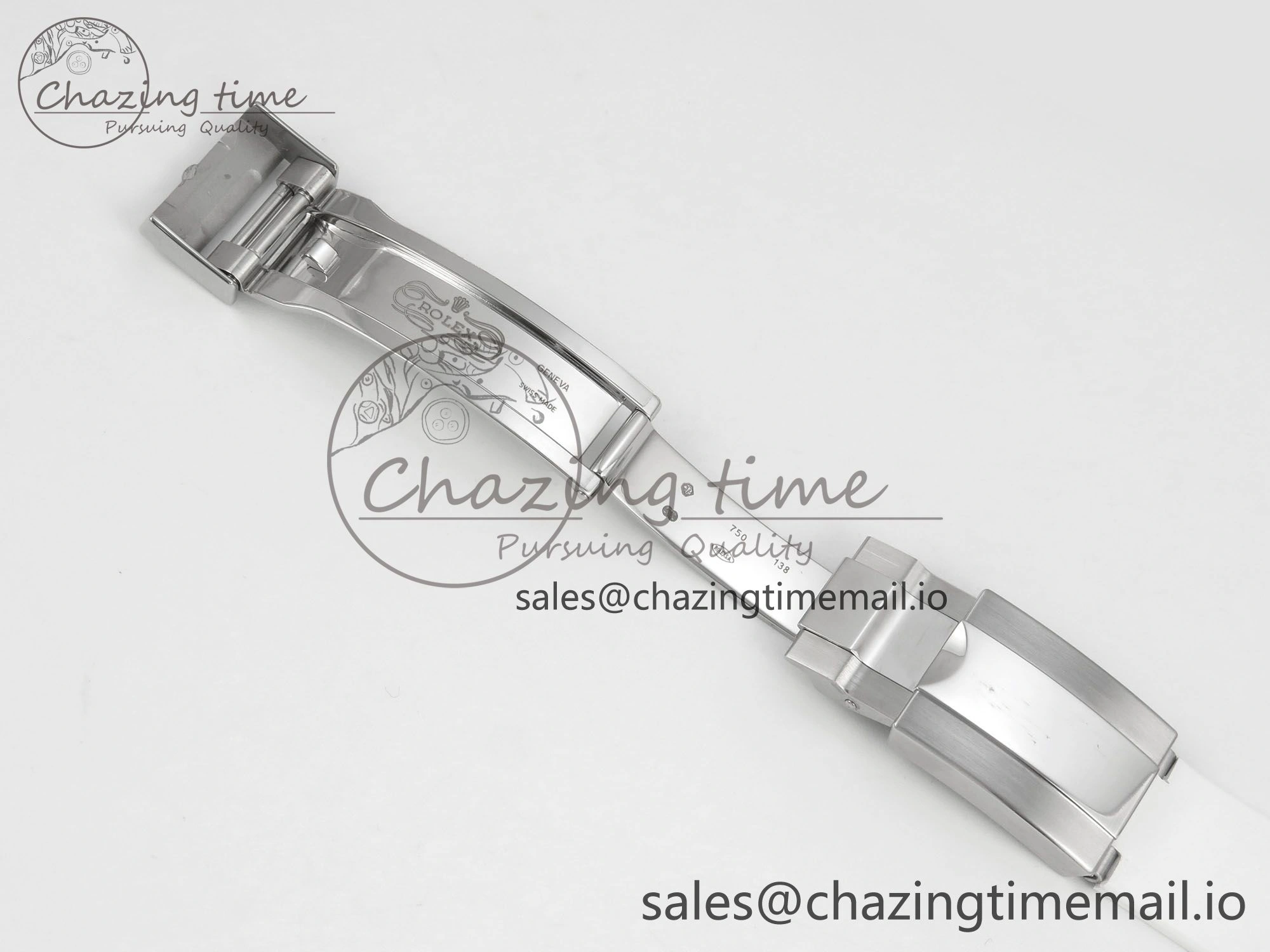 Daytona Aet Remould Transparent SONIC Best Edition Skeleton Dial on White Rubber Strap SA4130