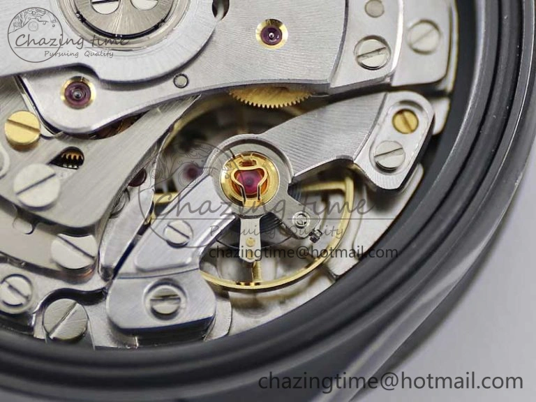 Daytona All Black PVD TWF Best Edition Purple Diamonds Bezel Black Dial on PVD Bracelet SA4130