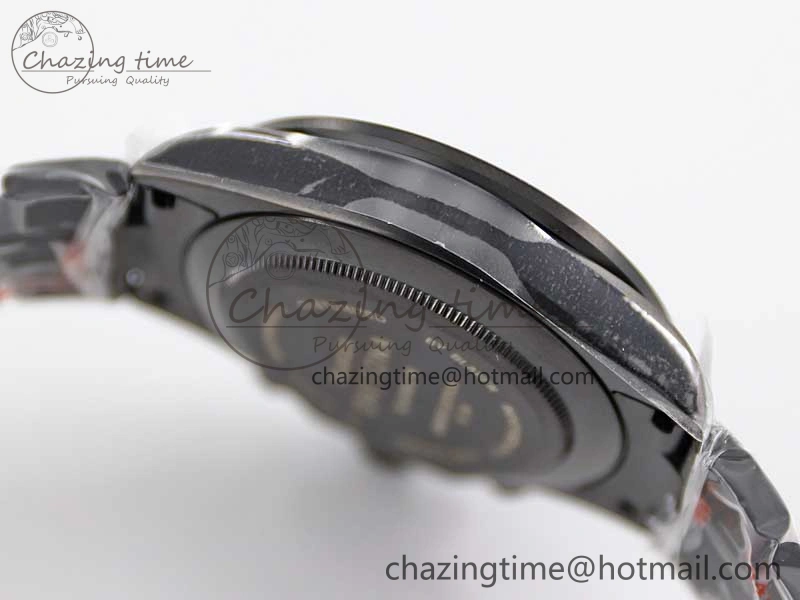 Daytona All Black PVD TWF Best Edition Purple Diamonds Bezel Black Dial on PVD Bracelet SA4130