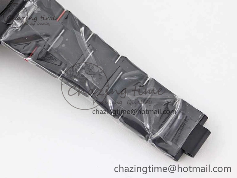 Daytona All Black PVD TWF Best Edition Rainbow Diamonds Bezel Black Dial on PVD Bracelet A7750