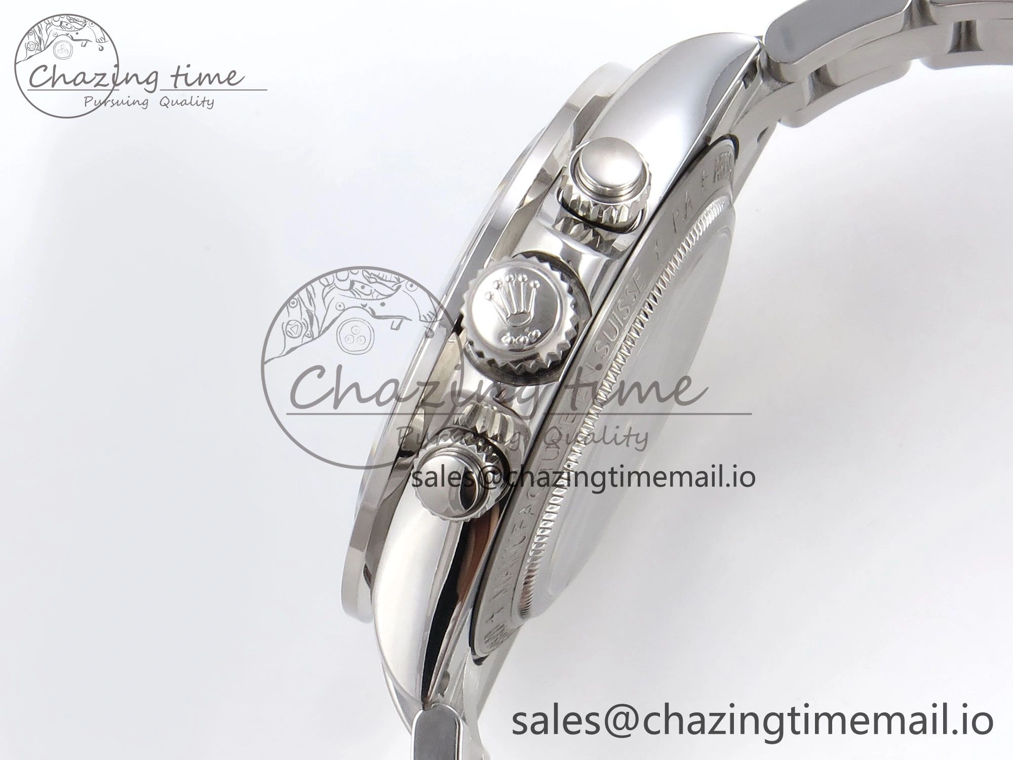 Daytona Arolla N6F Glacial Blue Crystal Skeleton Dial Diamonds Bezel Best Edition on Oyster Bracelet SA4130