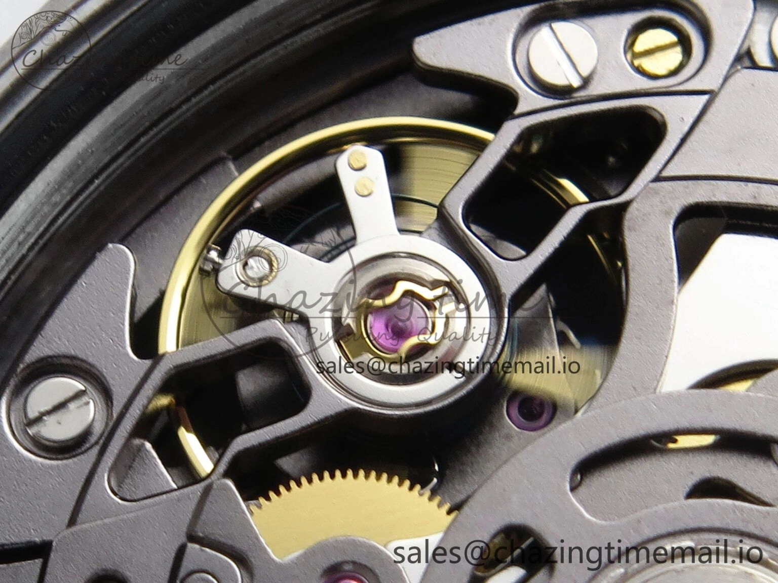 Daytona Artisans SS GETF Best Edition Blue Skeleton Dial Diamonds Bezel on SS Bracelet DD4802