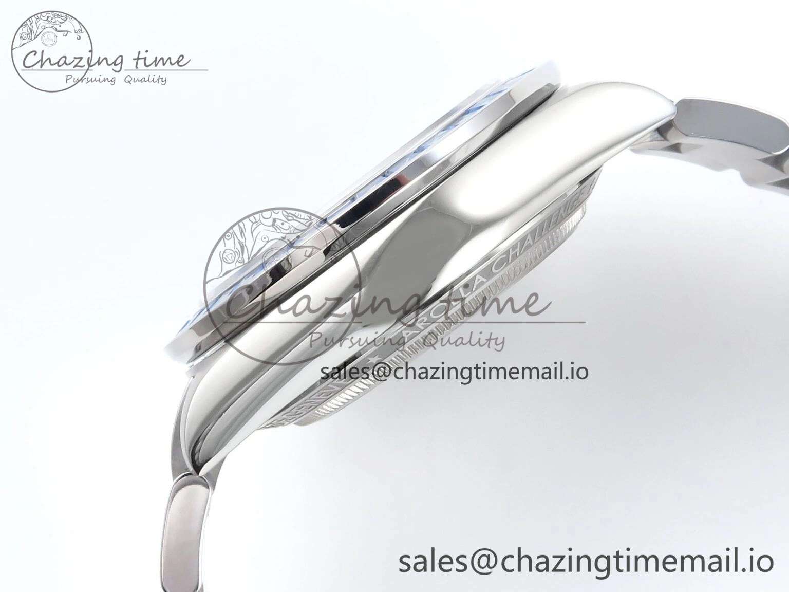 Daytona Artisans SS GETF Best Edition Blue Skeleton Dial Diamonds Bezel on SS Bracelet DD4802