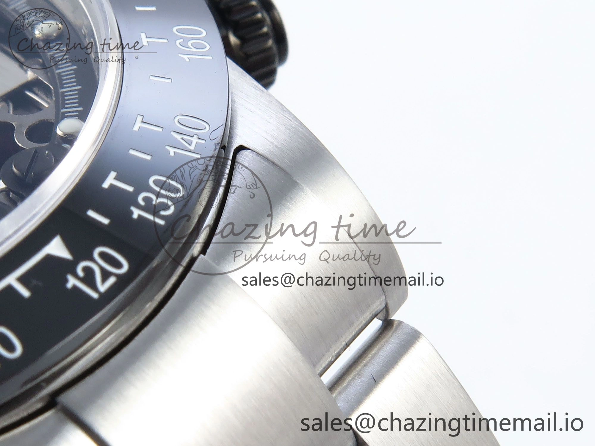 Daytona Artisans SS GETF Best Edition Skeleton Dial Black Ceramic Bezel on SS Bracelet DD4802