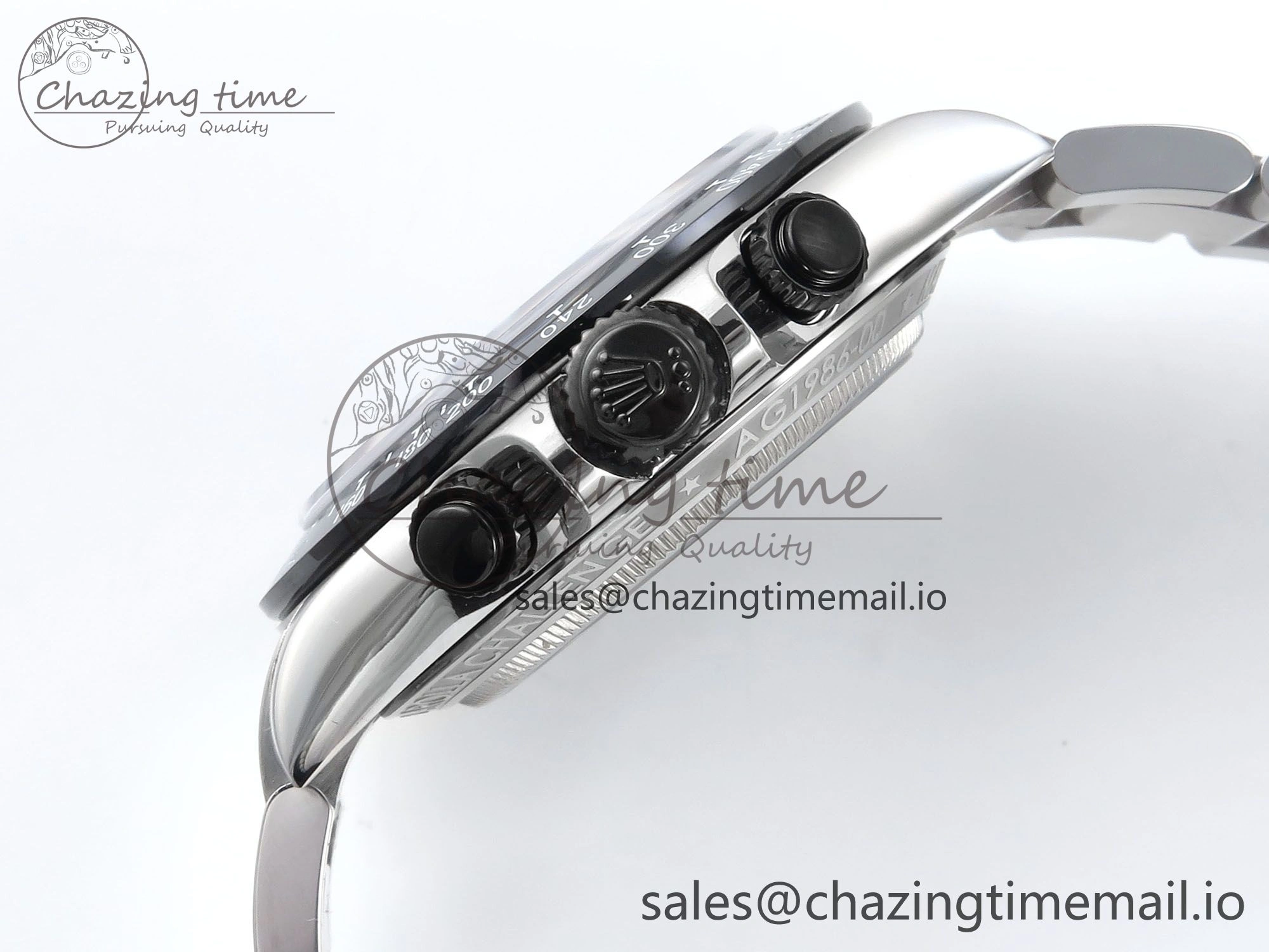Daytona Artisans SS GETF Best Edition Skeleton Dial Black Ceramic Bezel on SS Bracelet DD4802