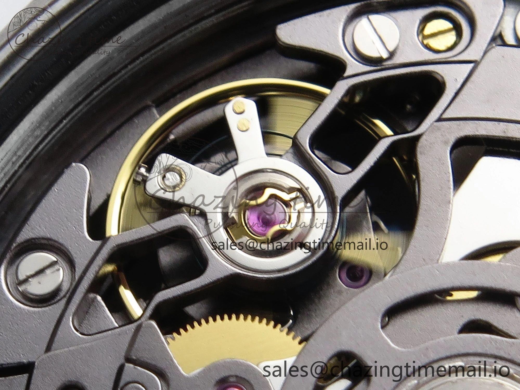 Daytona Artisans SS GETF Best Edition Skeleton Dial Black Ceramic Bezel on SS Bracelet DD4802