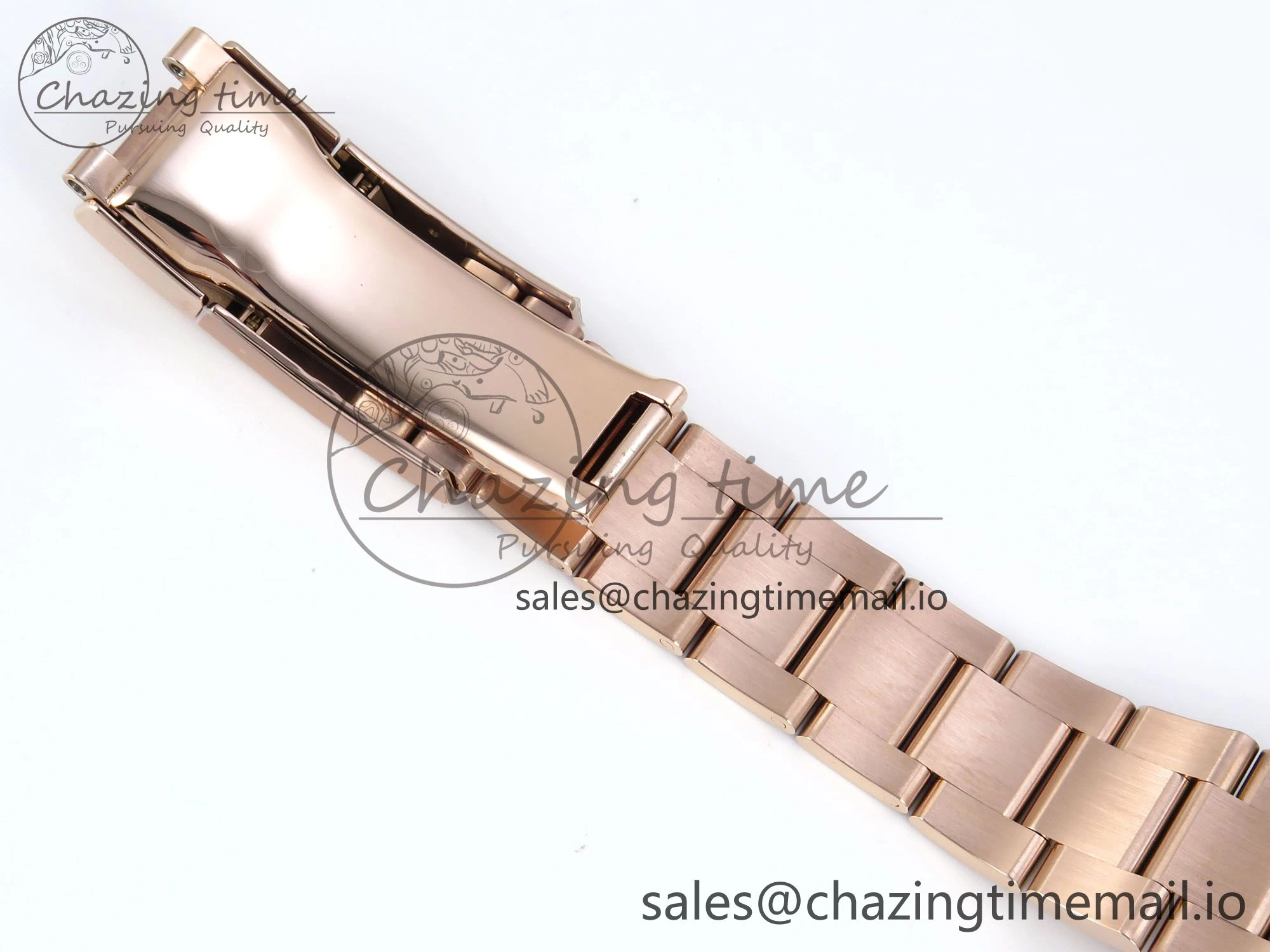 Daytona Artisans Skeleton RG ADGF Best Edition Skeleton Dial RG Bezel on RG Oyster Bracelet SA4130