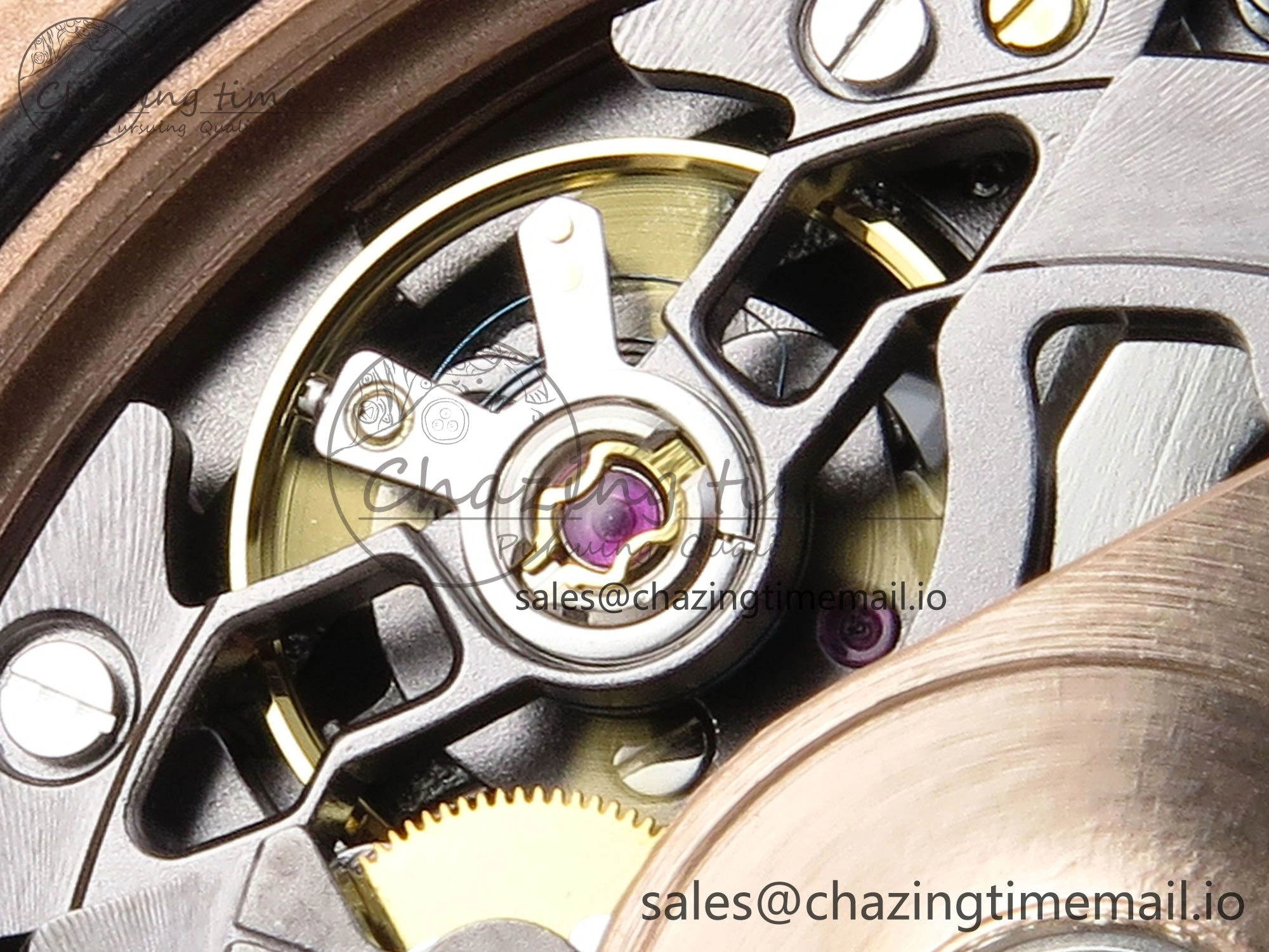 Daytona Artisans Skeleton RG ADGF Best Edition Skeleton Dial on RG Oyster Bracelet SA4130