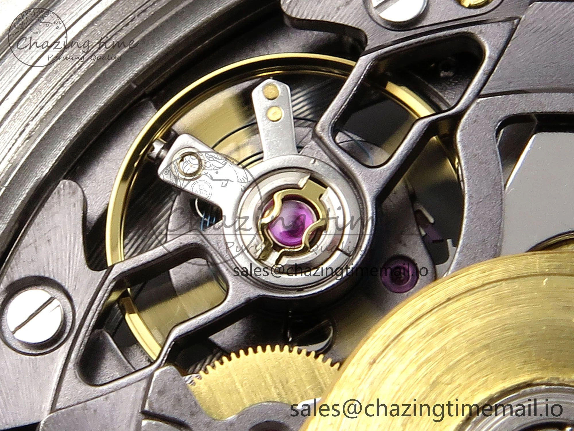 Daytona Artisans Skeleton SS ADGF Best Edition Blue Ceramic Bezel Skeleton Dial on SS Oyster Bracelet SA4130