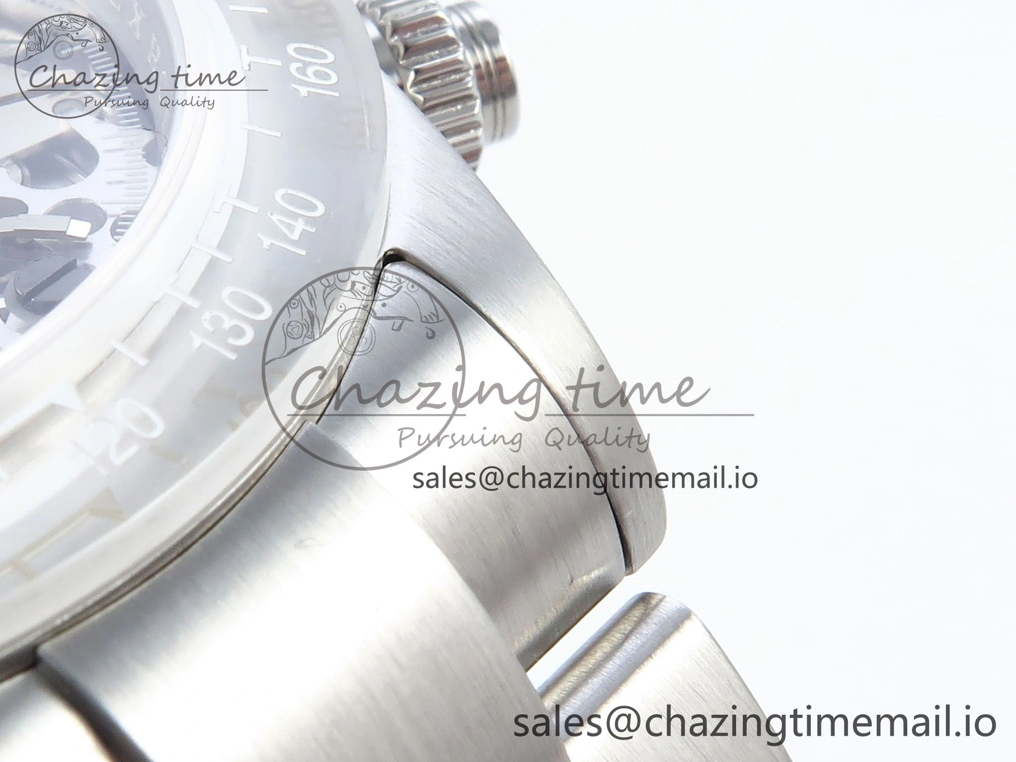 Daytona Artisans Skeleton SS ADGF Best Edition Skeleton Dial SS Bezel on SS Oyster Bracelet SA4130