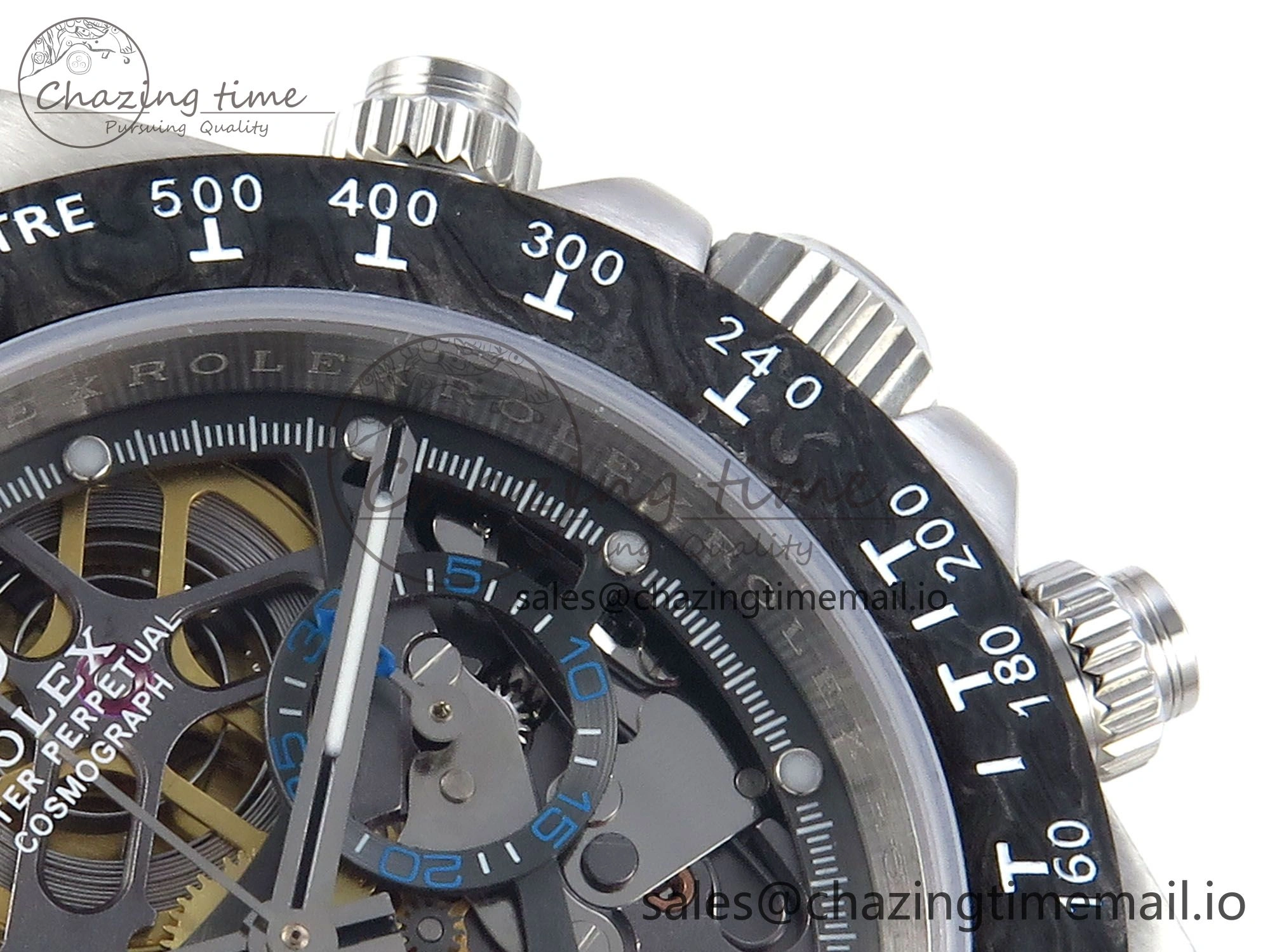 Daytona Artisans Skeleton SS ADGF Best Edition Skeleton Dial on SS Oyster Bracelet SA4130