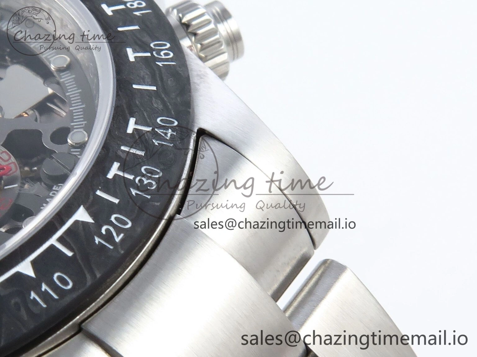 Daytona Artisans Skeleton SS ADGF Best Edition Skeleton Dial on SS Oyster Bracelet SA4130