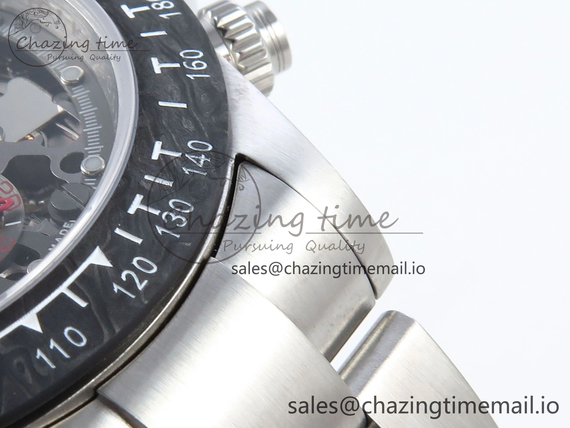 Daytona Artisans Skeleton SS ADGF Best Edition Skeleton Dial on SS Oyster Bracelet SA4130