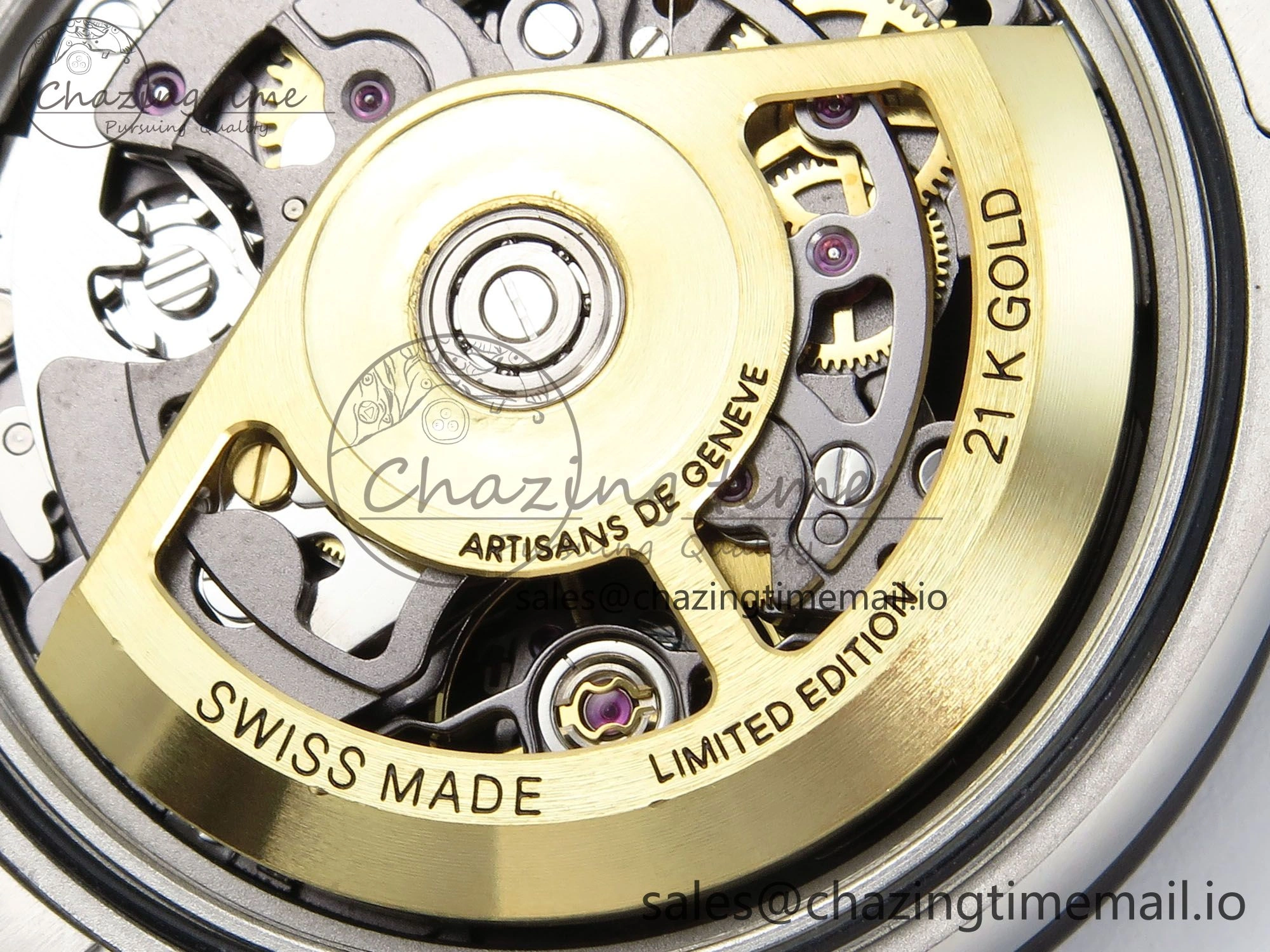 Daytona Artisans Skeleton SS ADGF Best Edition Skeleton Dial on SS Oyster Bracelet SA4130
