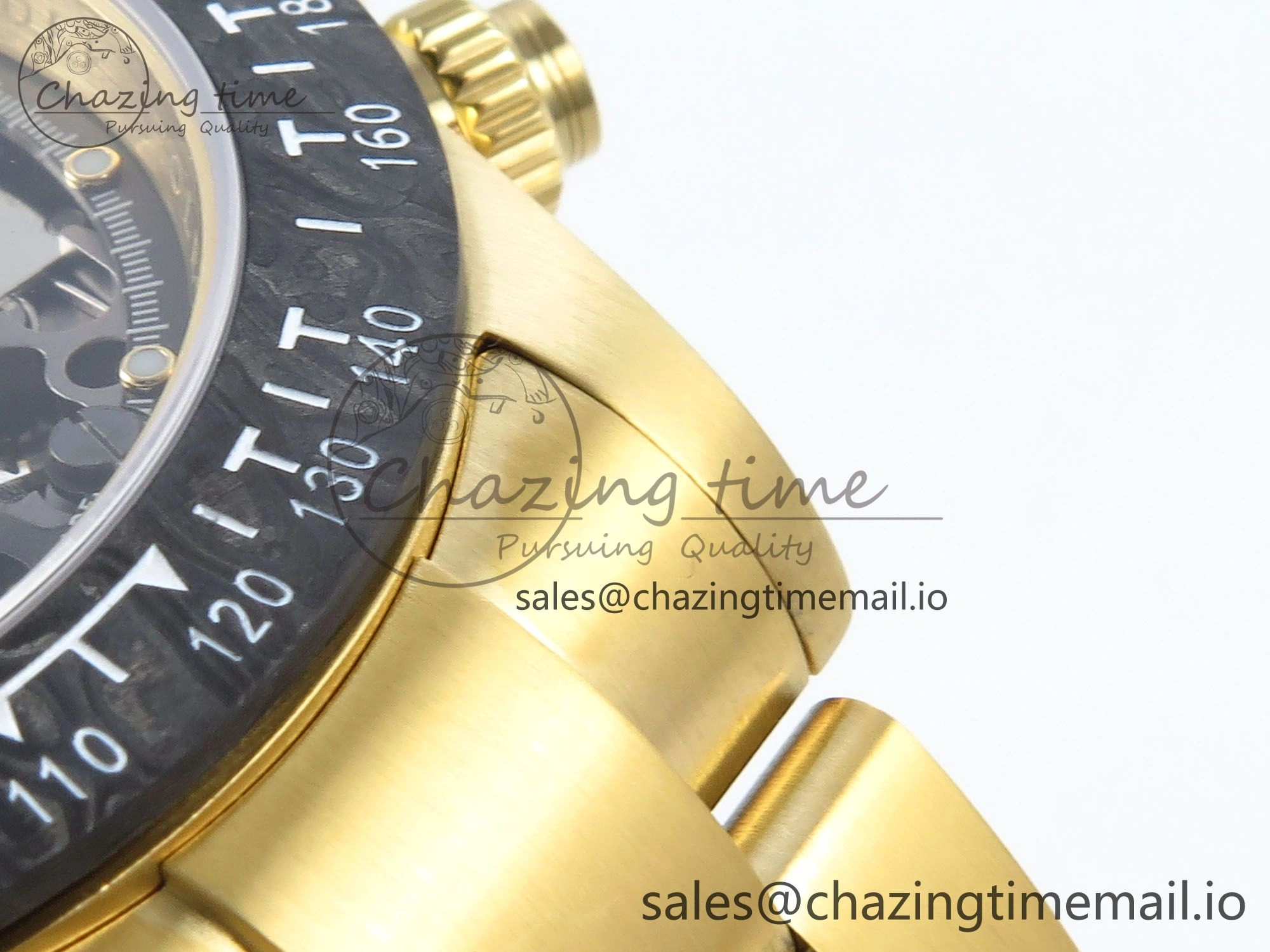 Daytona Artisans Skeleton YG ADGF Best Edition Skeleton Dial on YG Oyster Bracelet SA4130