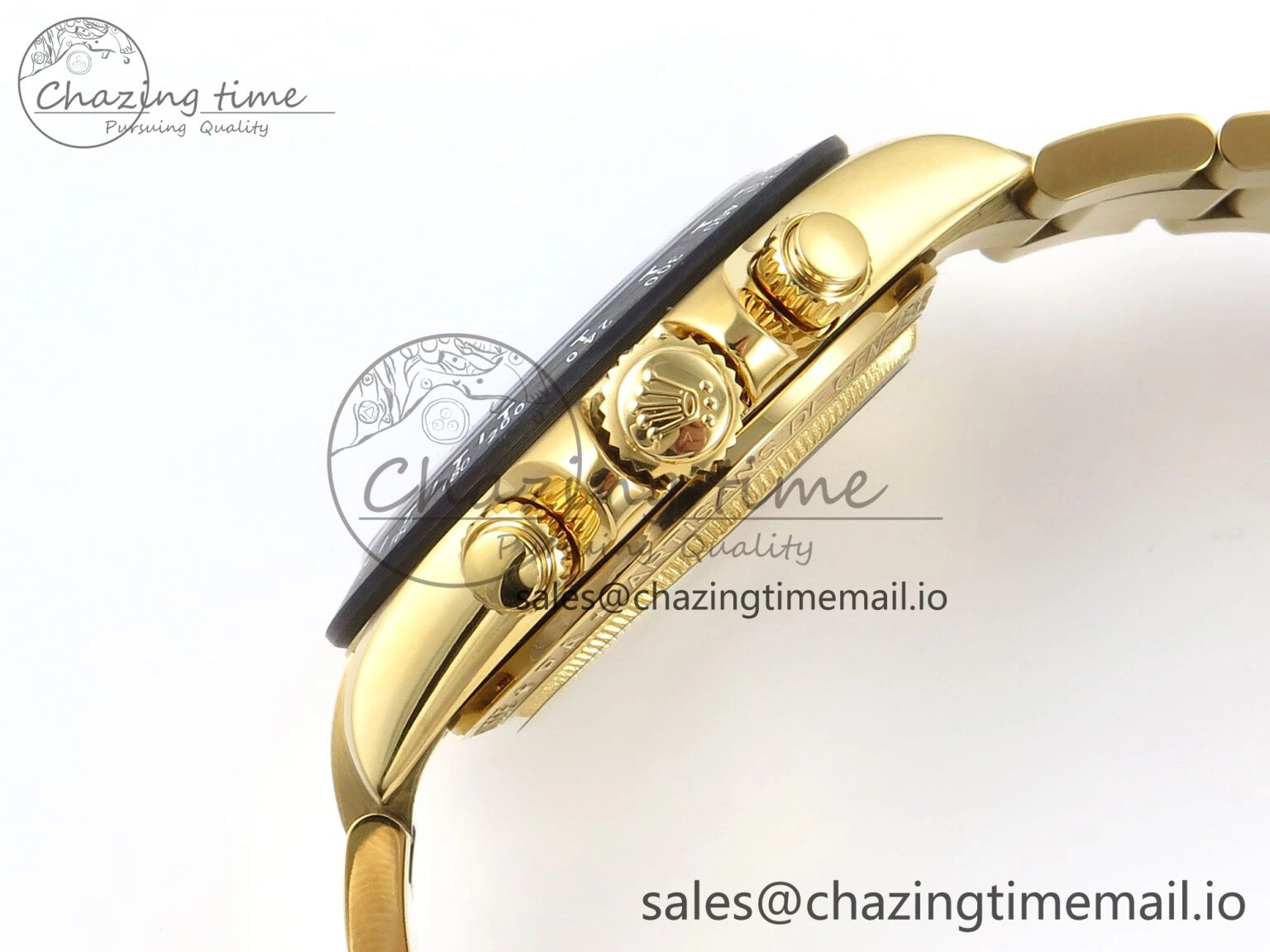 Daytona Artisans Skeleton YG ADGF Best Edition Skeleton Dial on YG Oyster Bracelet SA4130