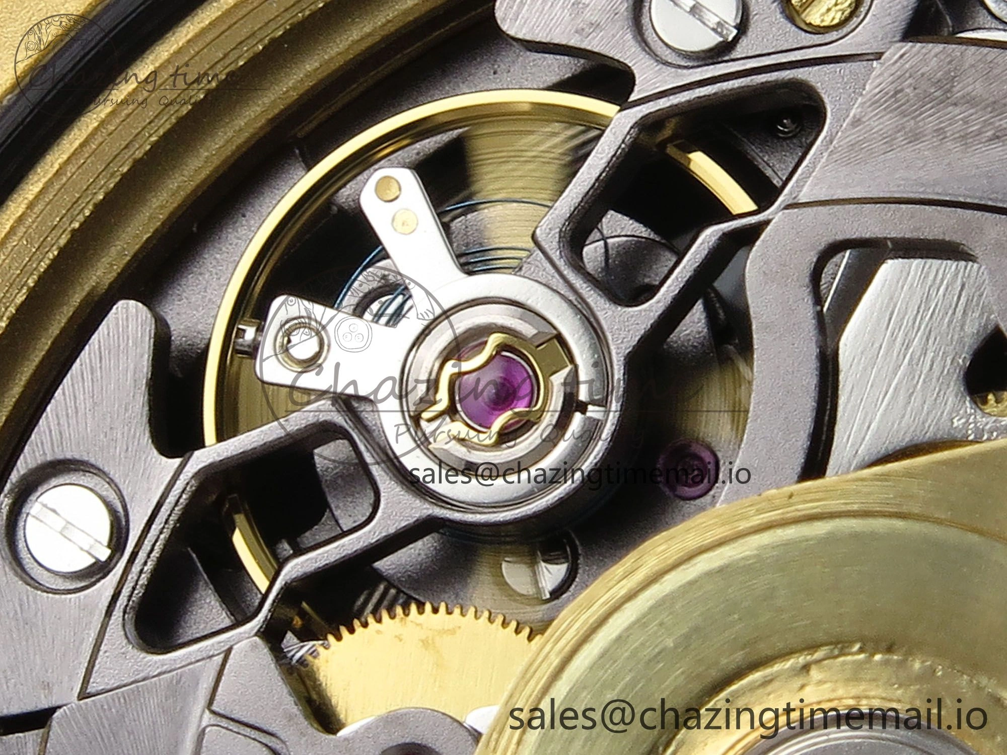Daytona Artisans Skeleton YG ADGF Best Edition Skeleton Dial on YG Oyster Bracelet SA4130