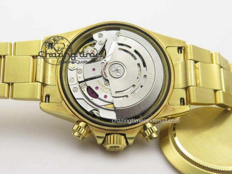 Daytona BP Maker Full YG Wrapped Case Black Dial On Full YG Wrapped Bracelet A4130