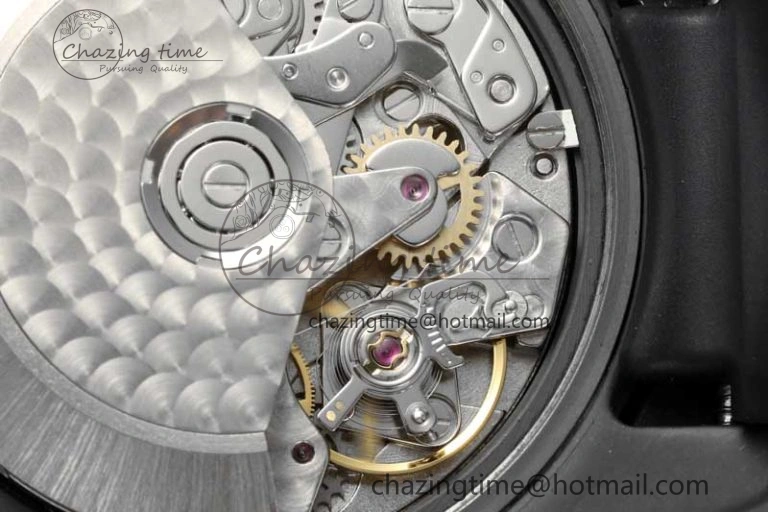 Daytona Black Ceramic 5GF Best Edition Black Diamonds Dial Black Pusher on Black Rubber Strap A7750