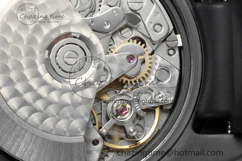 Daytona Black Ceramic 5GF Best Edition Black Diamonds Dial Black Pusher on Black Rubber Strap A7750