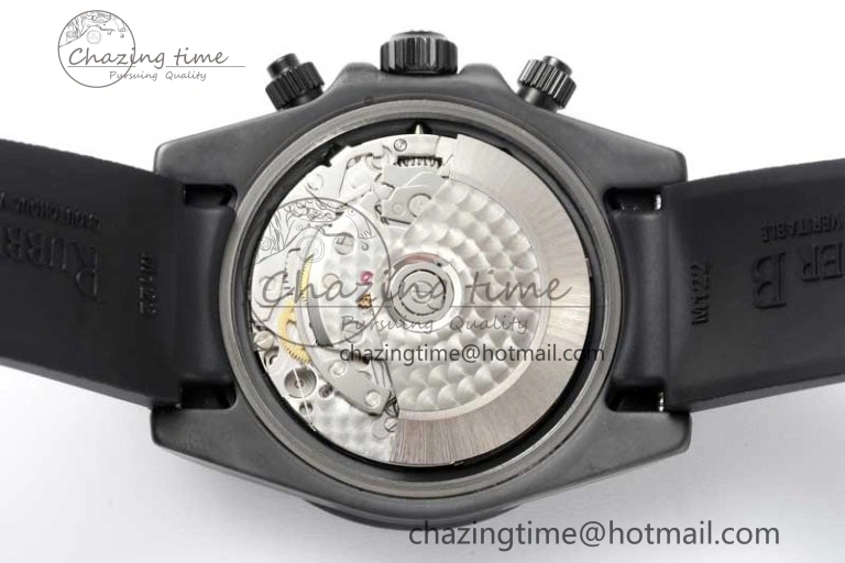 Daytona Black Ceramic 5GF Best Edition Black Diamonds Dial Black Pusher on Black Rubber Strap A7750
