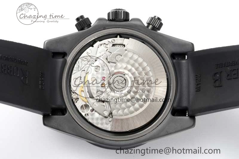 Daytona Black Ceramic 5GF Best Edition Gray Dial Black Pusher on Black Rubber Strap A7750