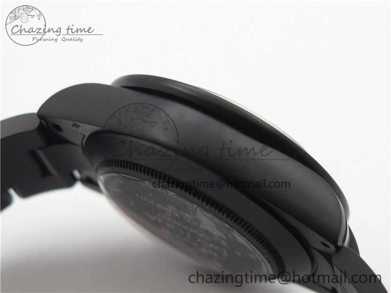 Daytona Blaken Rainbow Crystal Bezel PVD OXF Best Edition Black Dial on PVD Bracelet A7750